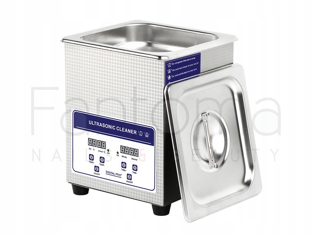 УЛЬТРАЗВУКОВОЙ ОЧИСТИТЕЛЬ 160W ЦИФРОВОЙ 2L + КРЫШКА + КОРЗИНА