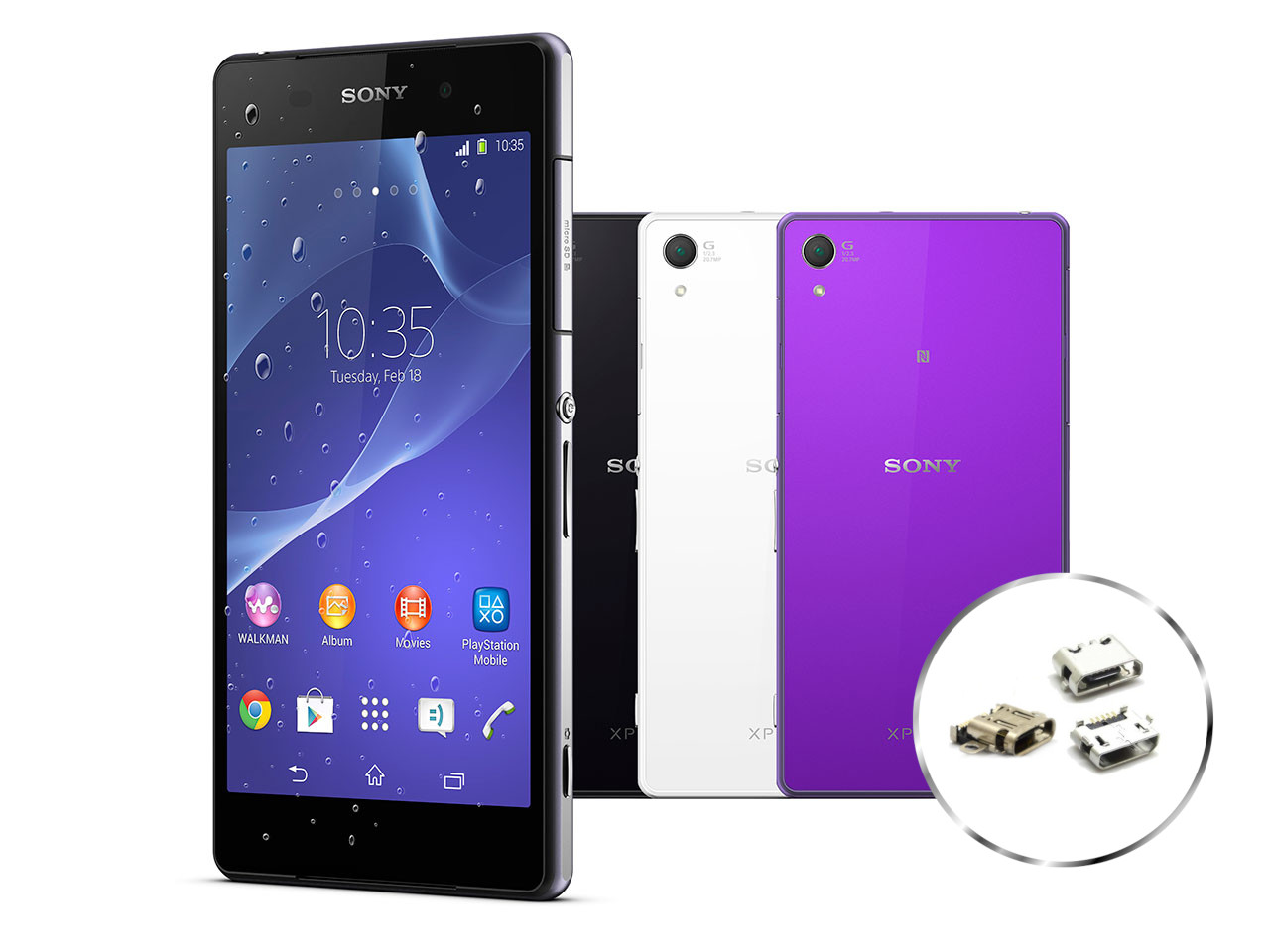 

Gniazdo ładowania Sony Z2 D6502 Naprawa Wymiana