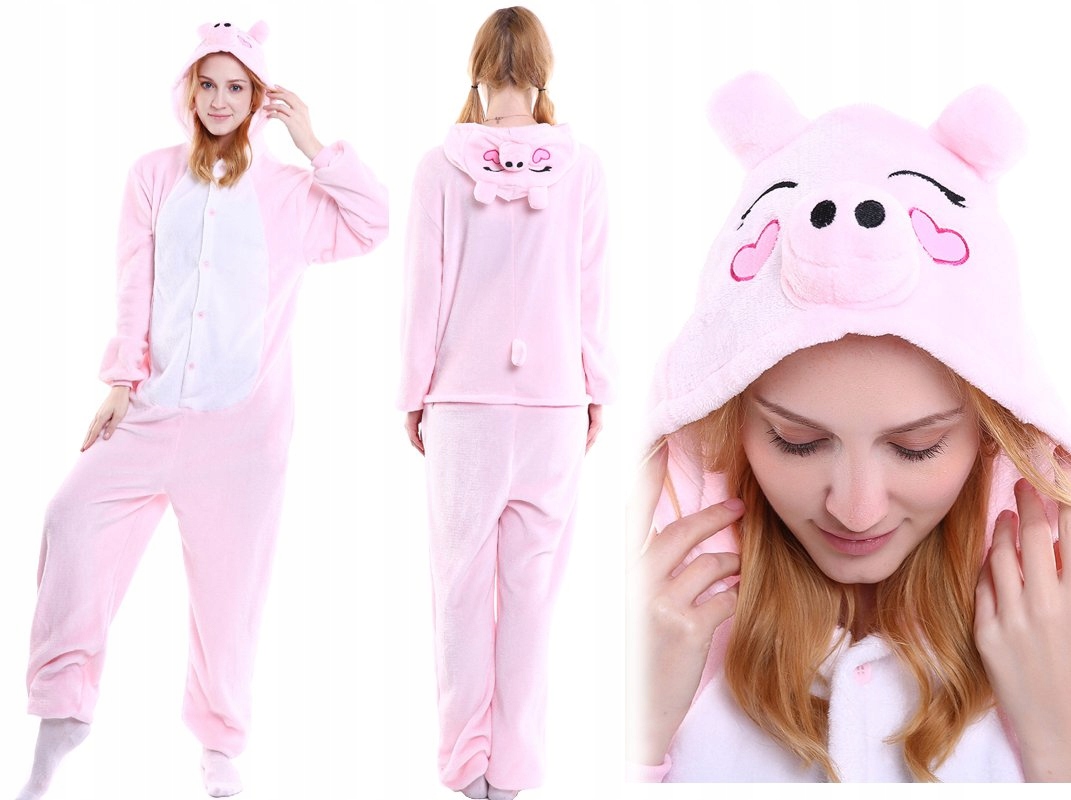 

Świnka Pig Piżama Kigu Onesie Kombinezo XL 16 CH1L