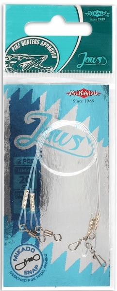 

Mikado Przypon Fluorocarbon Jaws 35cm/15kg 2szt/op