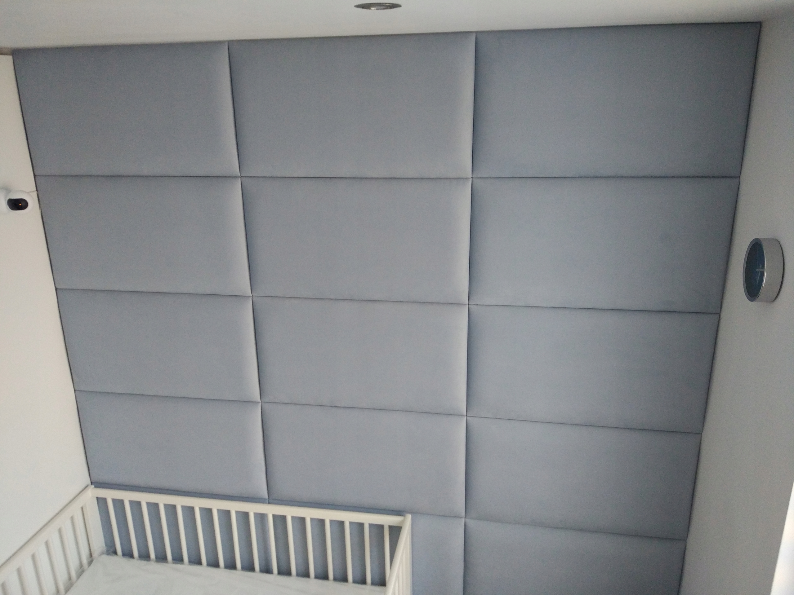 Panele tapicerowane 50x50 wiatrołap narożnik wnęka