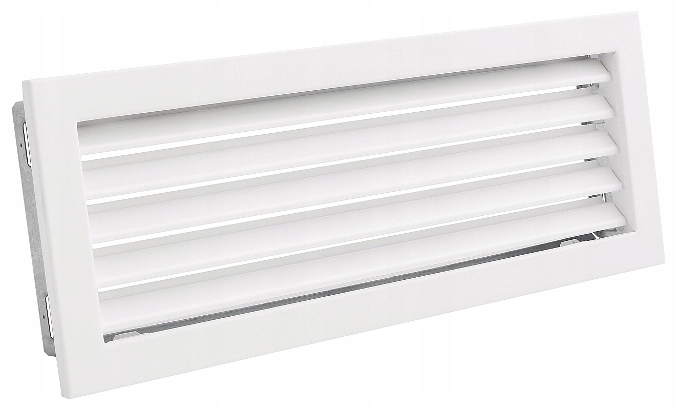 Kratka Ventlab z żaluzją stałą biała 220x95