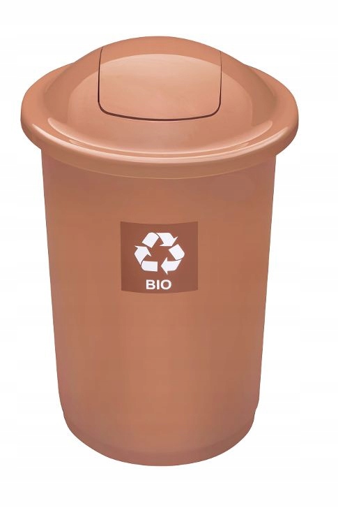 

Kosz Do Segregacji Śmieci 50L Top Bin Brązowy