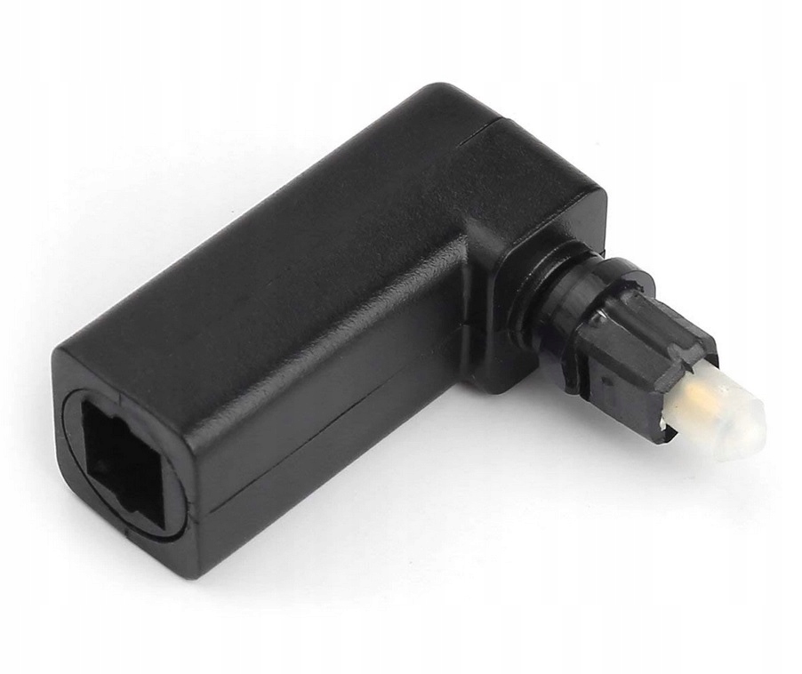 

Adapter optyczny Toslink M/f Kątowy Obrotowy 360