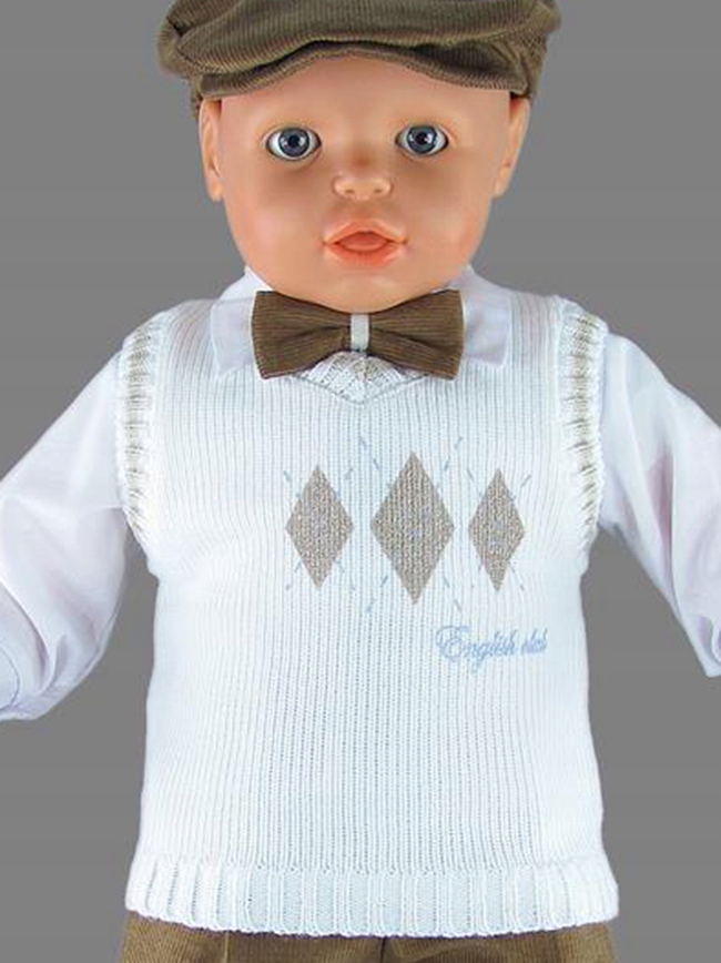 Sweterek do chrztu dla chłopca ubranko pulower r62 Rozmiar 62