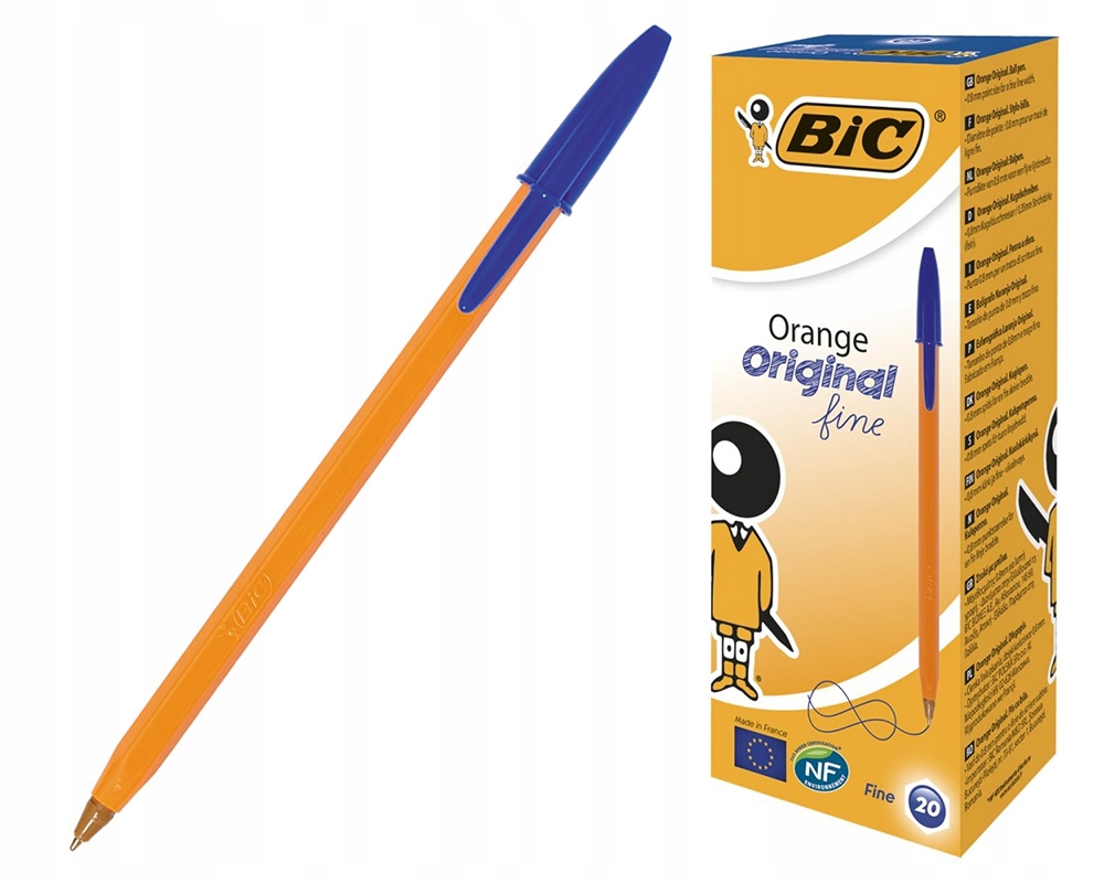 

Długopis Orange Original Fine Niebieski 20 Szt Bic