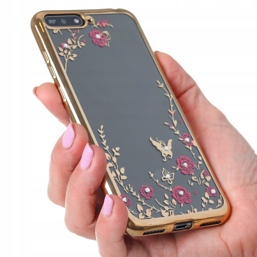 

Etui Luxury Diamond + Szkło do Huawei Y6 2018