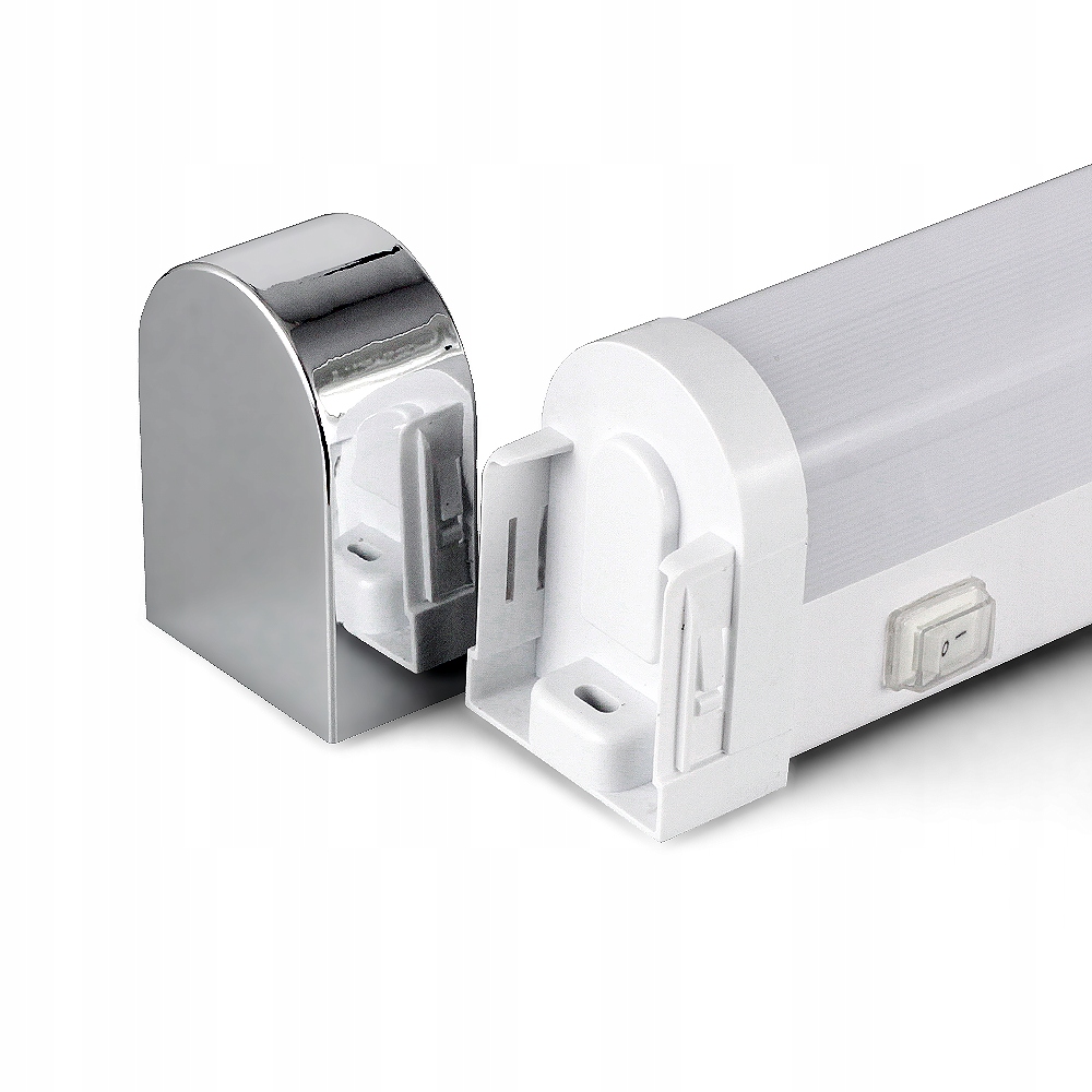 LAMPA ŁAZIENKOWA NAD LUSTRO WYŁĄCZNIK LED 15W IP44 Kolor biały chrom