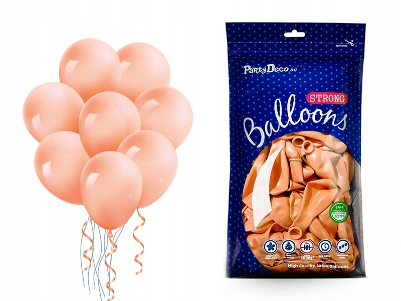 

Balony Bright Orange Metaliczne -- 30cm -- 25szt