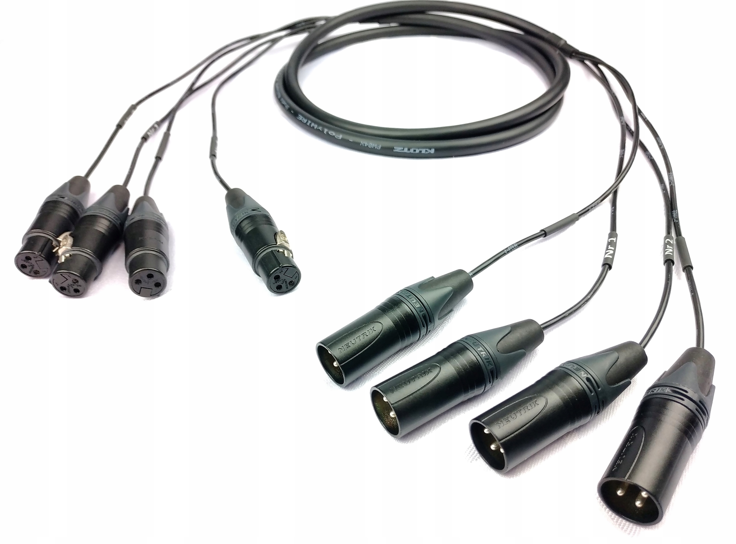 KLOTZ WIELOPAROWY MULTICORE 4x XLR NEUTRIK 2m