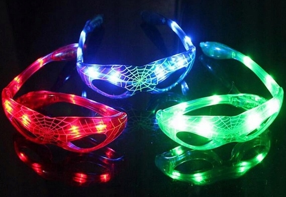 okulary SPIDER ŚWIECĄCE gadżet imprezowy KOLORY Kod producenta cn