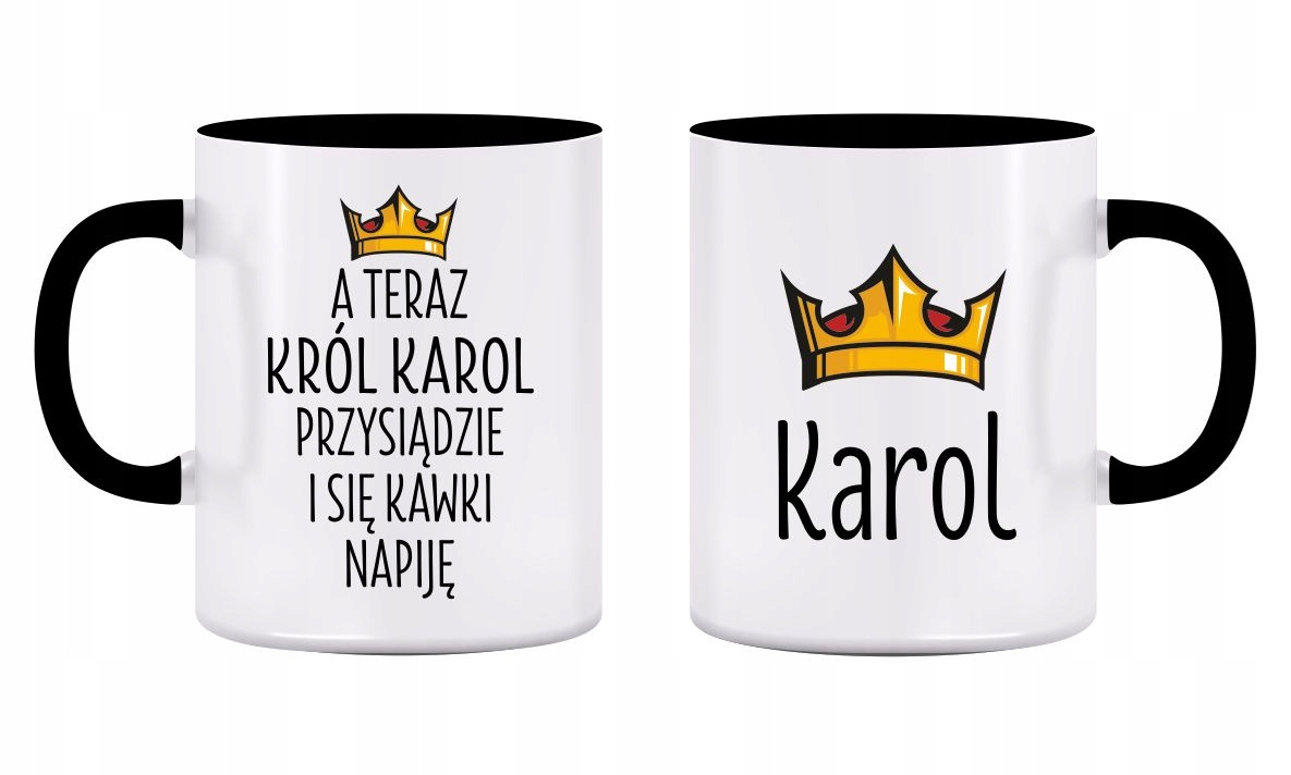 

Kubek Króla Do Kawy Król Imię Nadruk Praca