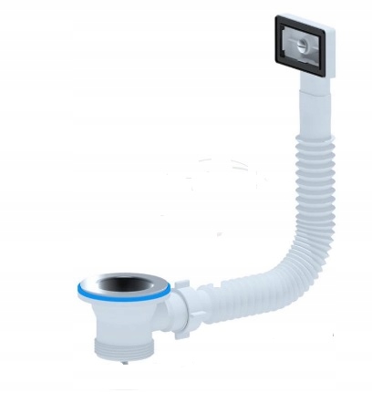 Syfon do zlewu pojedynczego przyścienny oszczędzający miejsce Kod producenta 7672