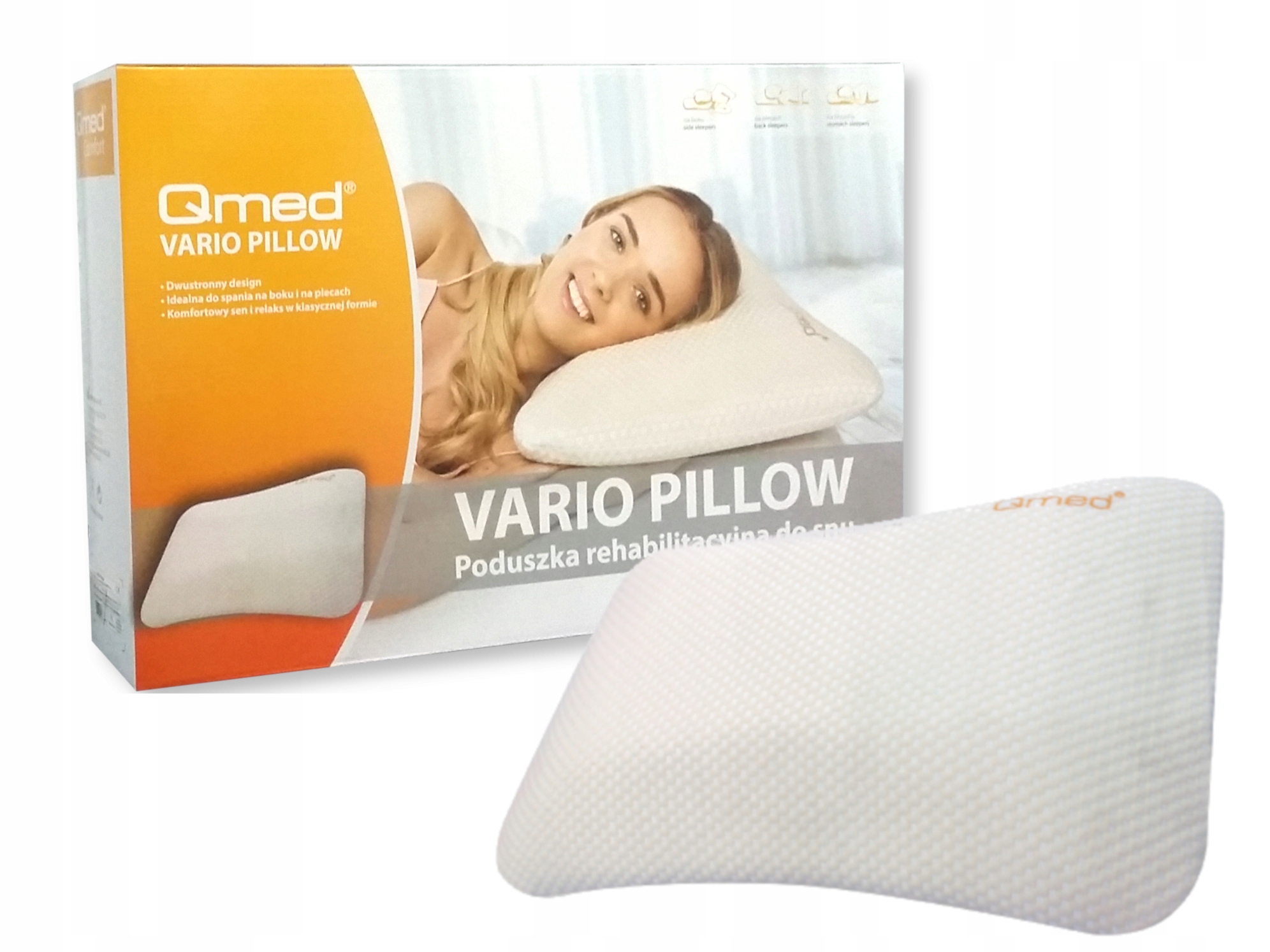 Qmed Poduszka ortopedyczna do spania Vario Pillow