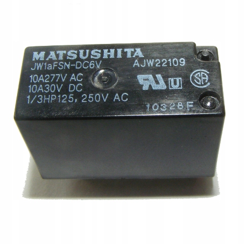 

Przekaźnik JW1AFSN-DC6V 10A 30Vdc Matsushita