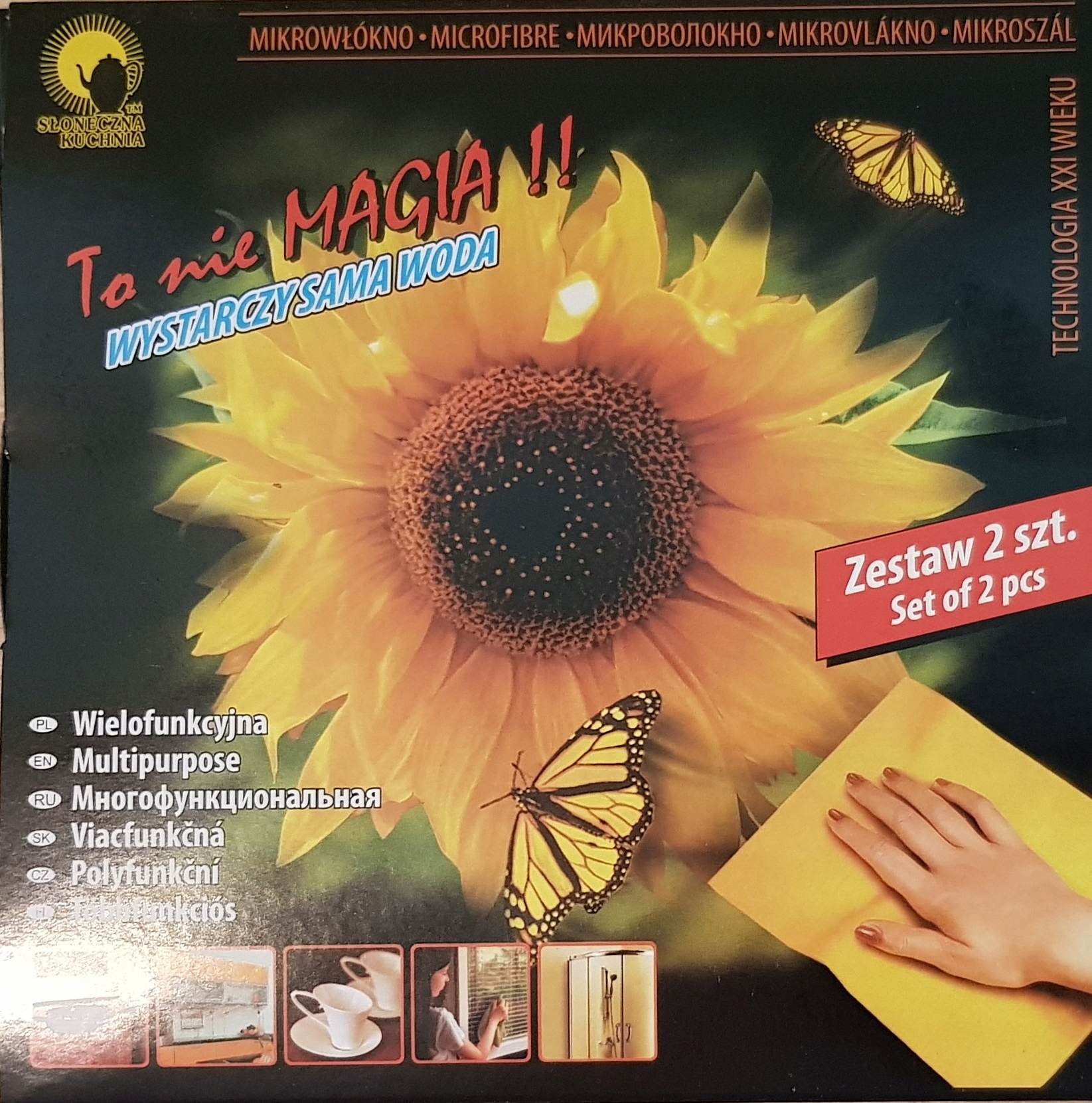 

Zestaw Ściereczek Z Mikrowłókna Słoneczna Kuchnia