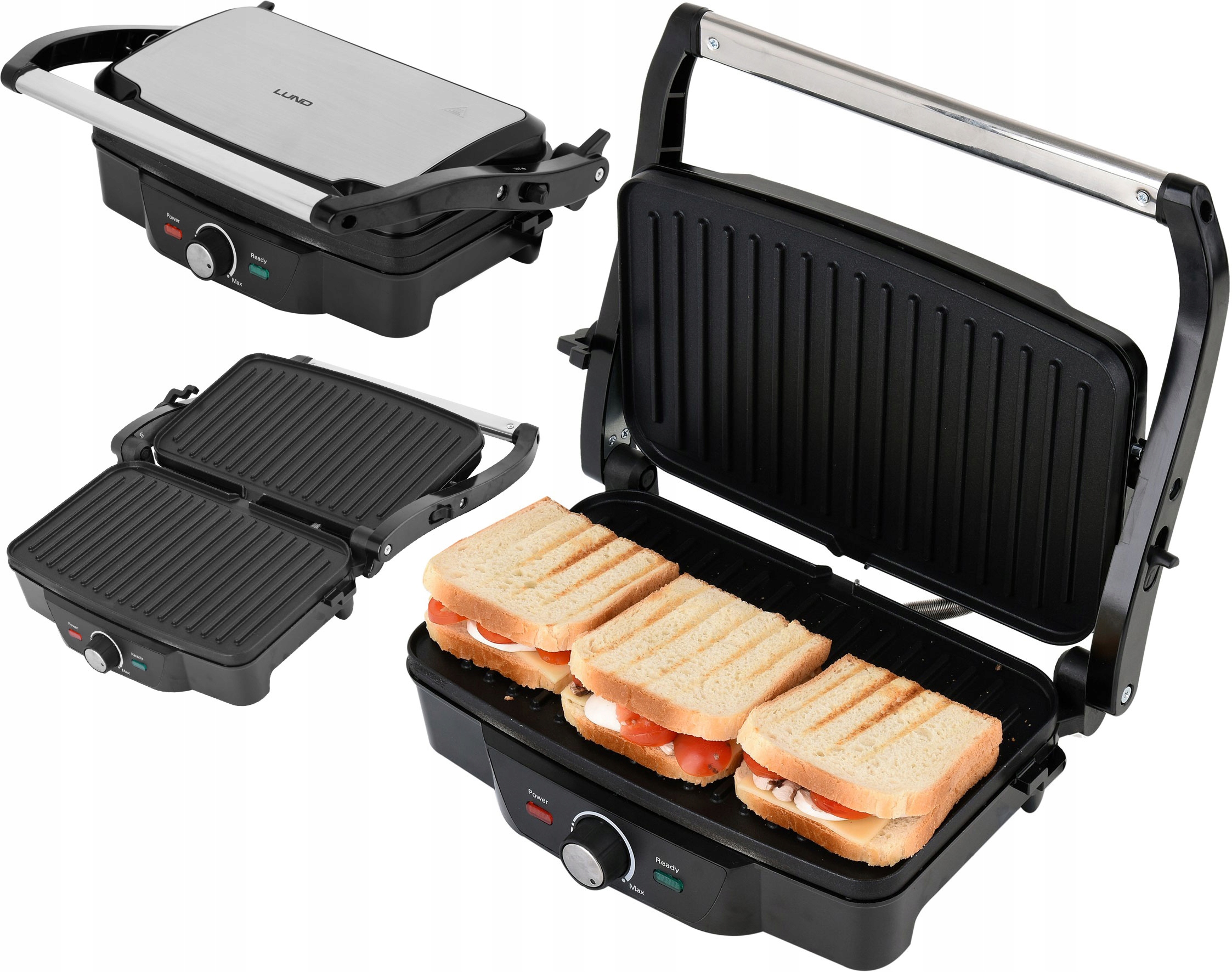 

Lund Grill Opiekacz Elektryczny 1600W Rozkładany
