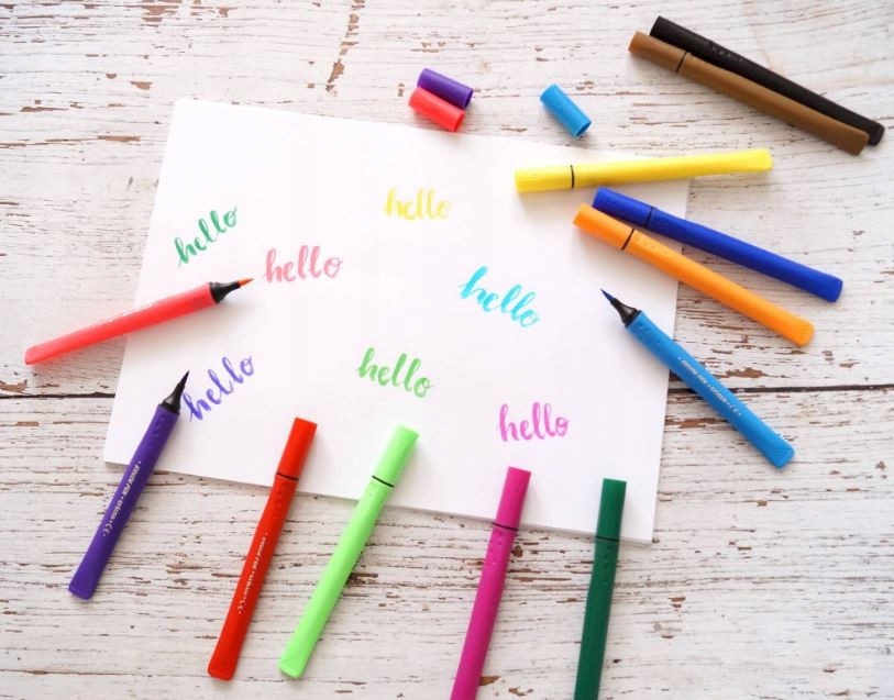 Pisaki pędzelkowe Cricco 12 kolorów Marka Cricco