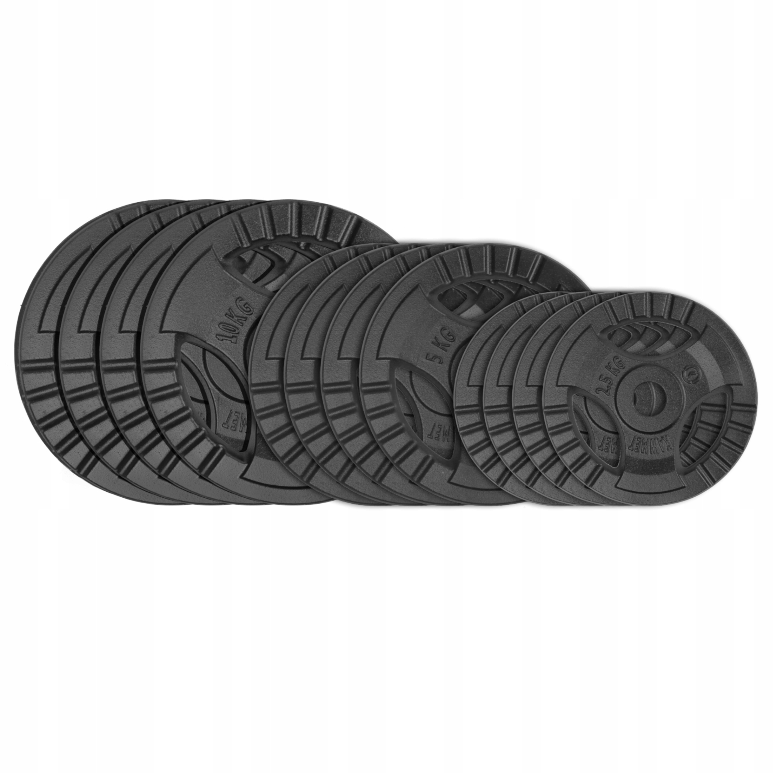 

Zestaw 70 kg obciążenia żeliwne talerz 28,5 mm