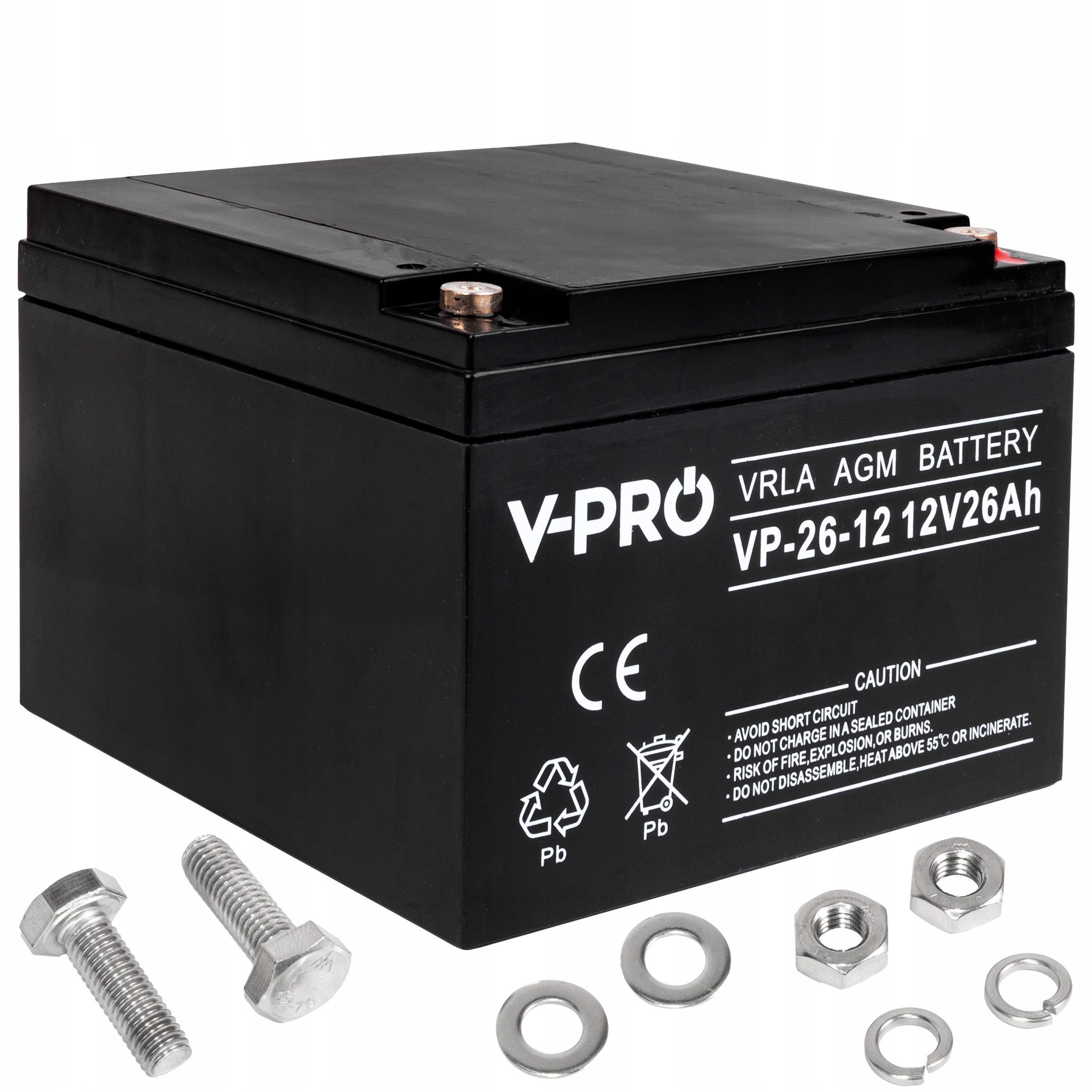

Akumulator Bezobsługowy Agm Do Ups 12V 26Ah Nowy