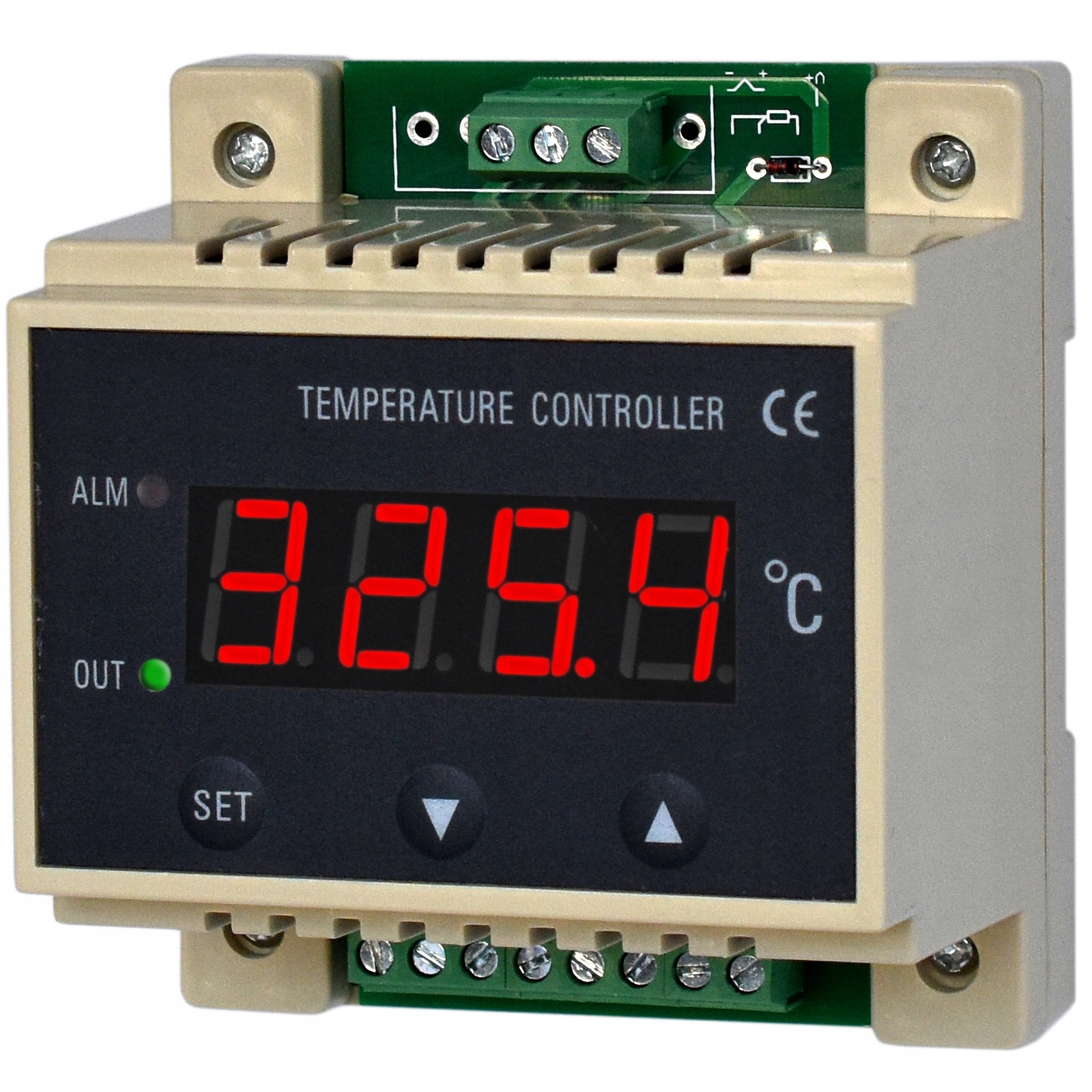 

Sterownik Regulator temperatury na szynę Din 2 Wyj