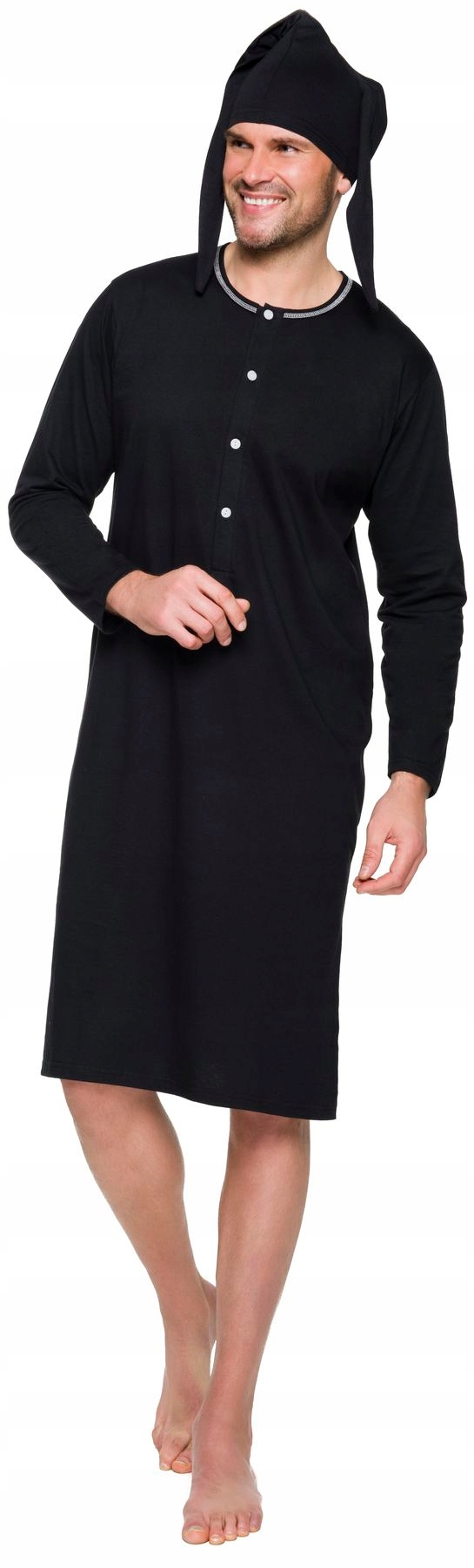 Taro ROZPINANA MĘSKA KOSZULA NOCNA + SZLAFMYCA 5XL Rozmiar 5XL