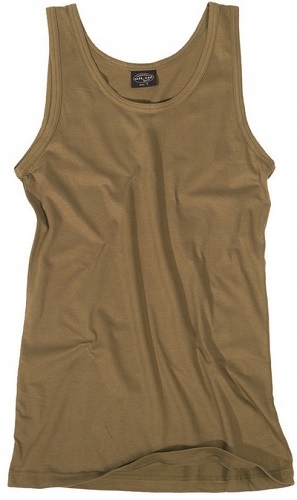 Koszulka bawełniana Bokserka Tank Top Coyote r.L