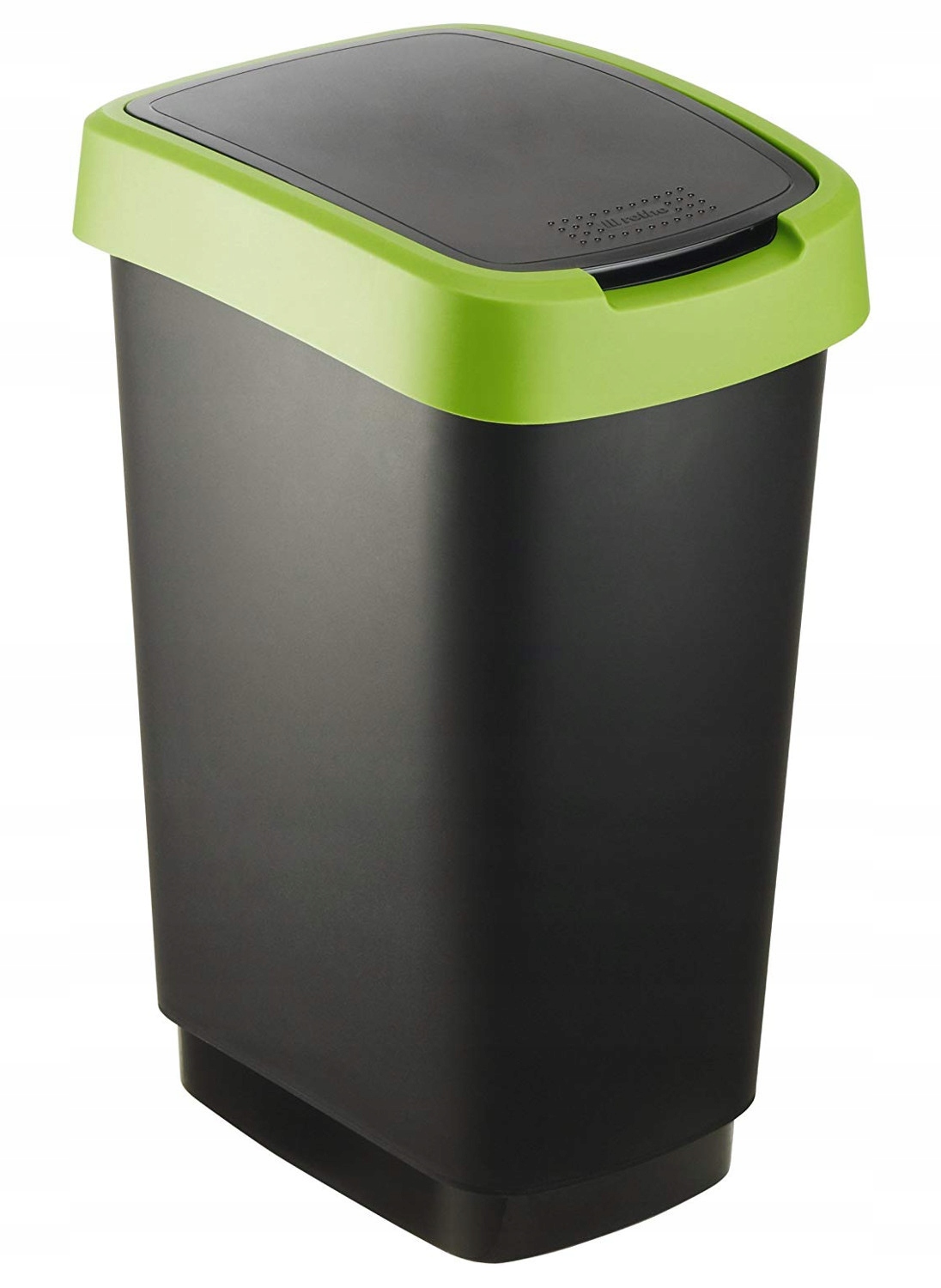 

Kosz na śmieci Rotho Twist 10L czarny/zielony