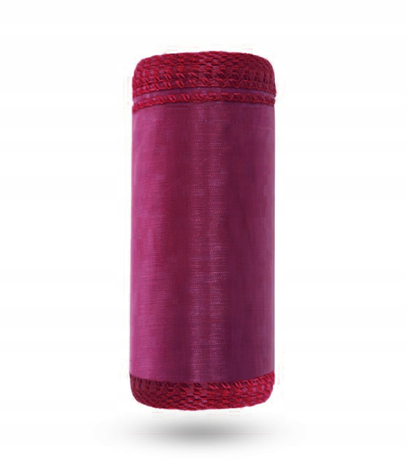 

Organza Organtyna 12cm x 9m burgund - Obszyta!!!