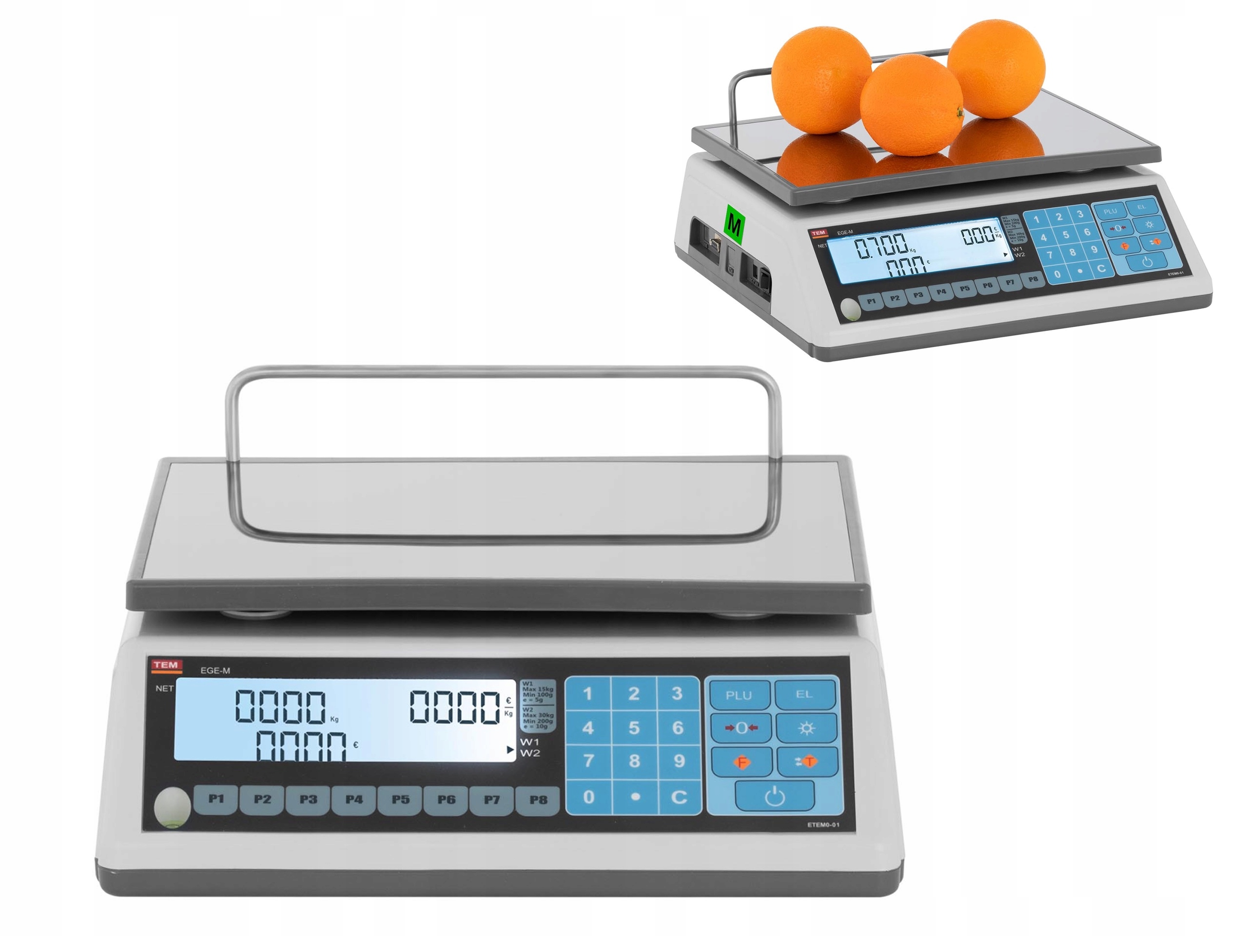 

Waga Cenowa Legalizowana Do Sklepu 30kg/10g