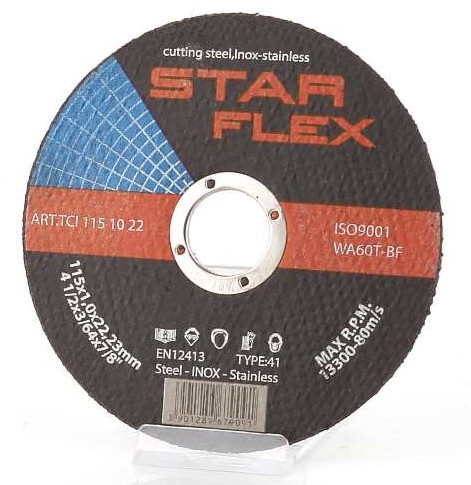 TARCZA DO CIĘCIA STALI,NIERDZEWNA,INOX 115x1,0