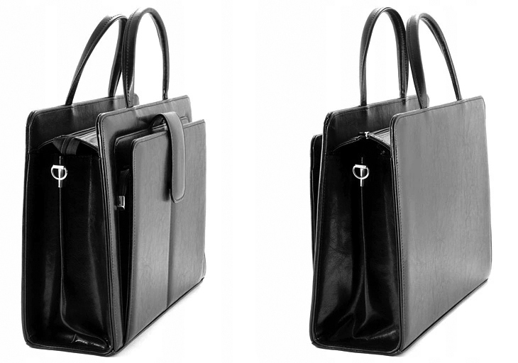 TDE12 Teczka damska NA LAPTOPA z eko skory POLSKA Marka inna