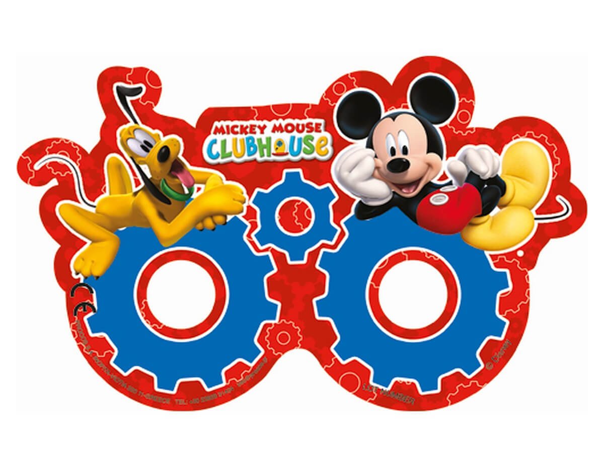 

Maski Papierowe Myszka Mickey Urodziny Party 6szt.