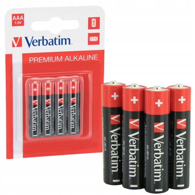 

Baterie Alkaliczne Verbatim LR3 Aaa Blister 4 Szt