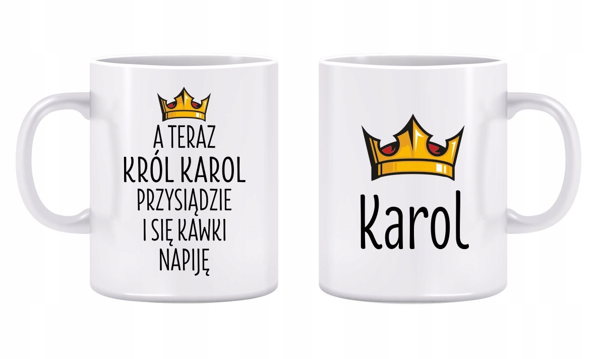 

Kubek Króla Do Kawy Król Imię Nadruk Praca