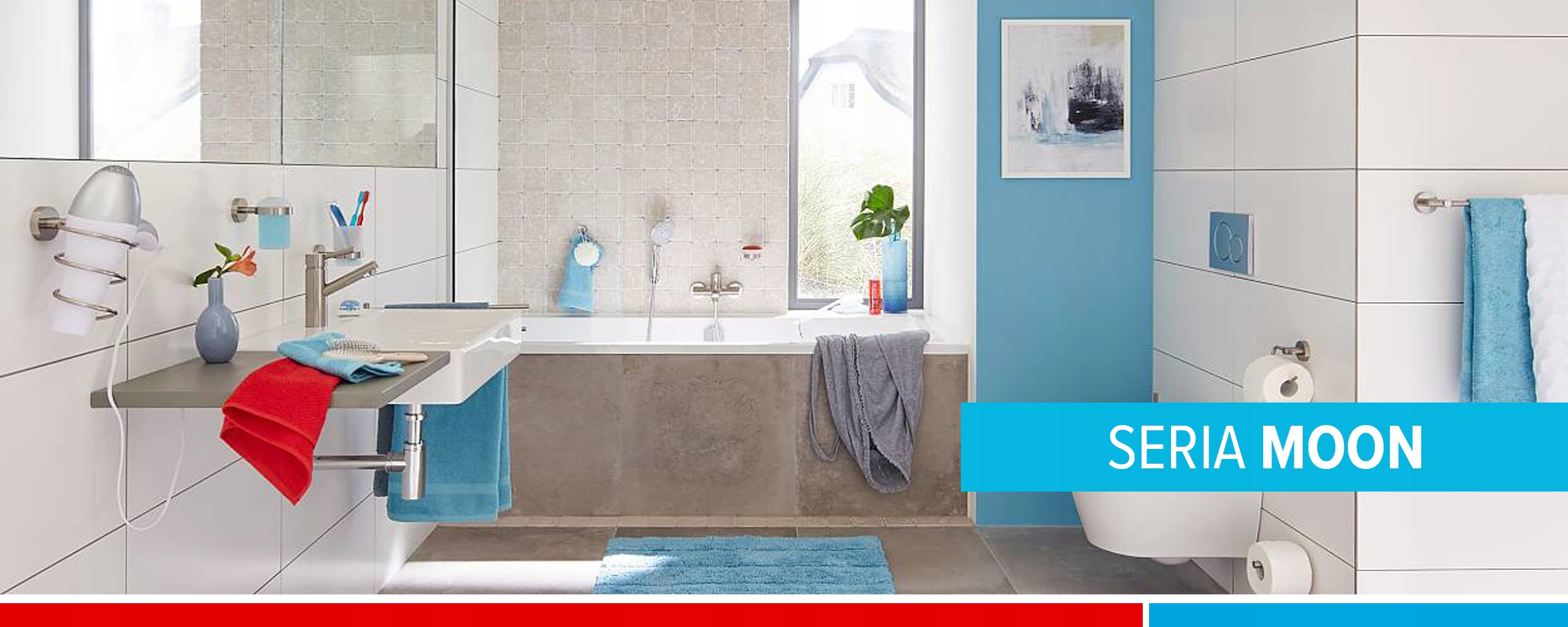 Uchwyt na papier toaletowy BEZ WIERCENIA tesa Moon Typ uchwyt