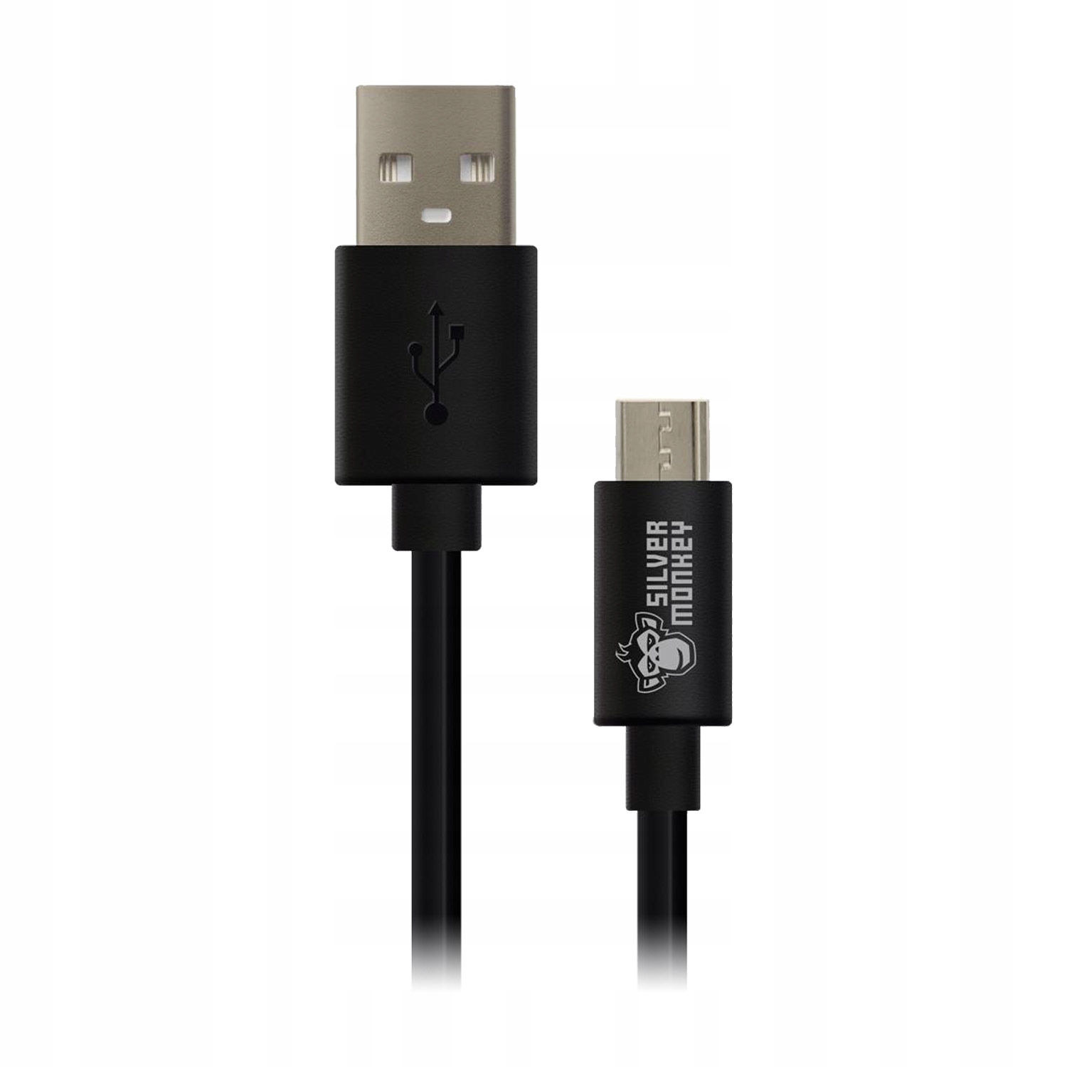 

Kabel Silver Monkey microUSB - Usb 2.0 Czarny 1,2m