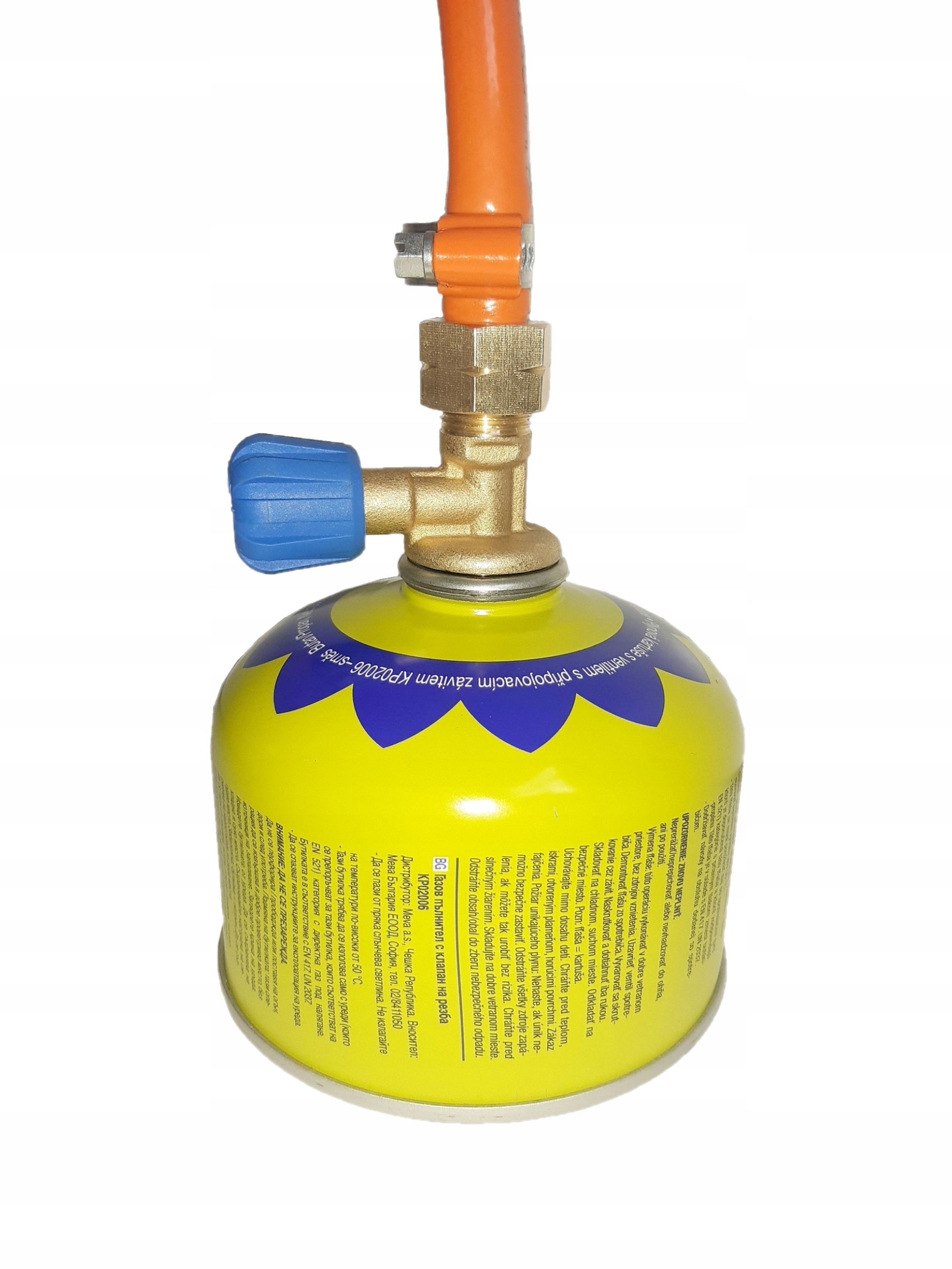 Wąż z zaworem do nabijania kartuszy