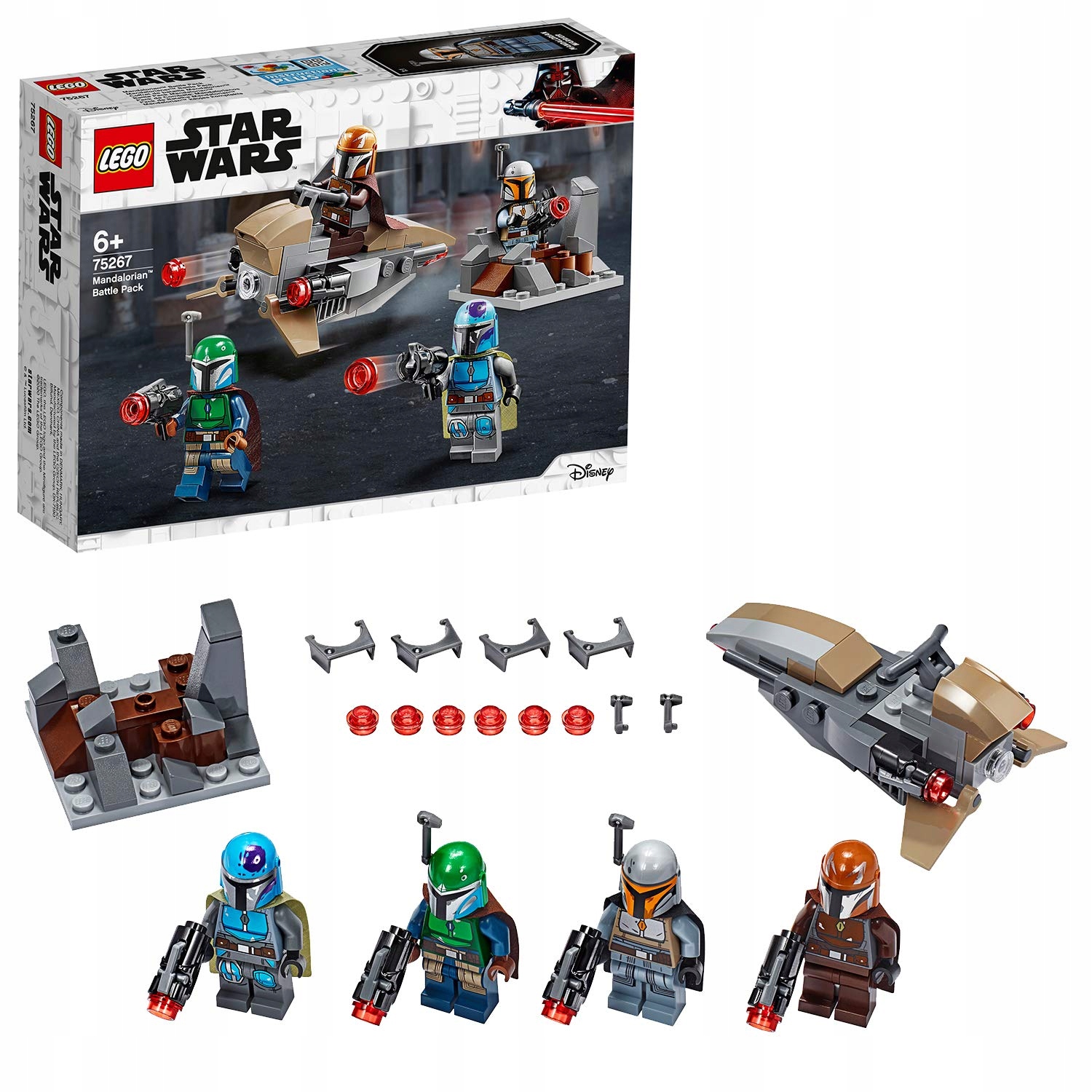 

Lego 75267 Mandalorian Zestaw Bp 4 figurki Szybko