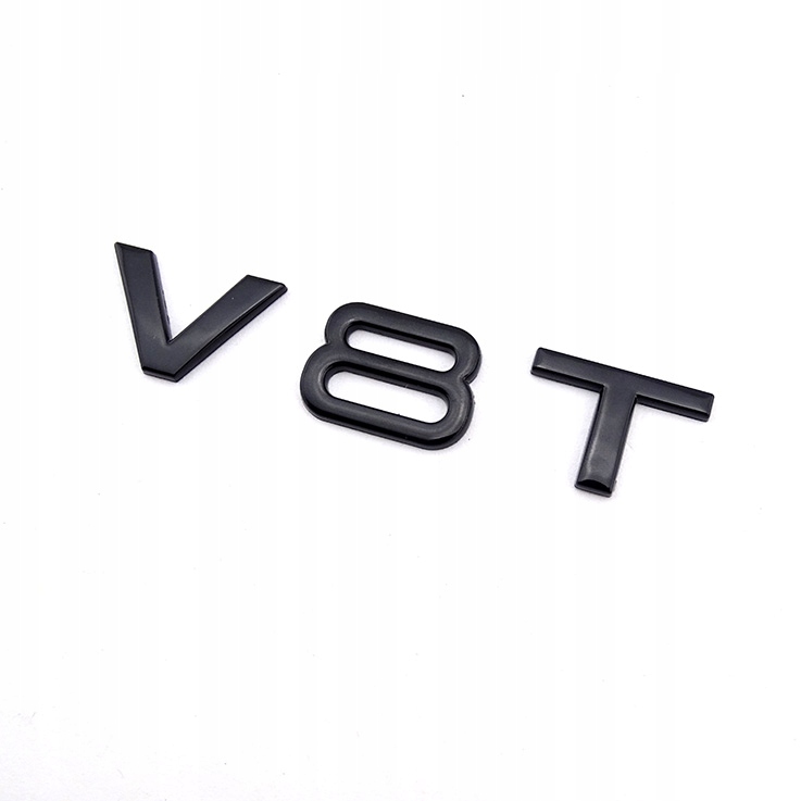 

Emblemat V8T Czarny metal 3D Audi S6 S7 S8 szablon