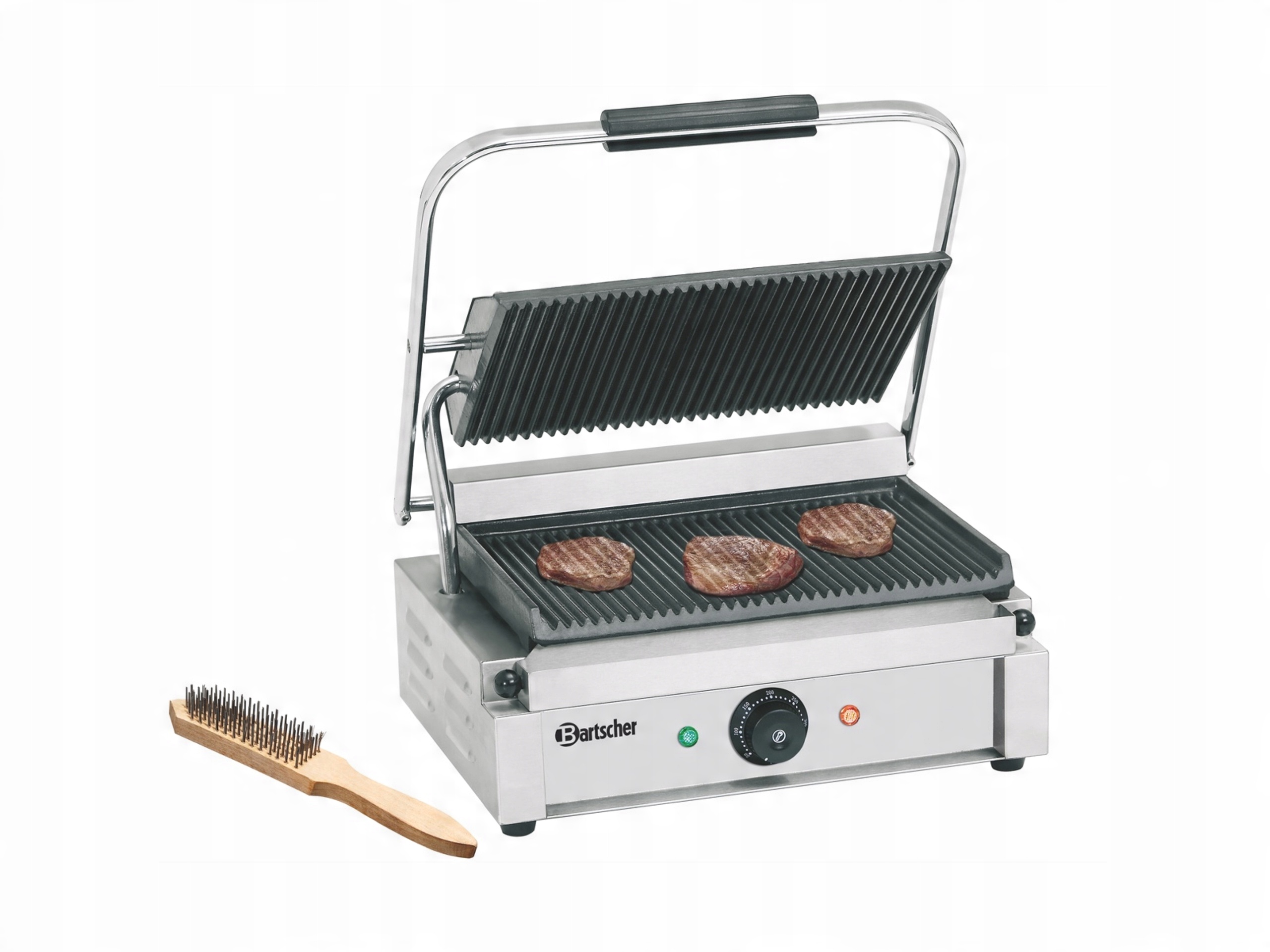 

Grill Kontaktowy Panini Ryflowany 2,2kW Bartscher