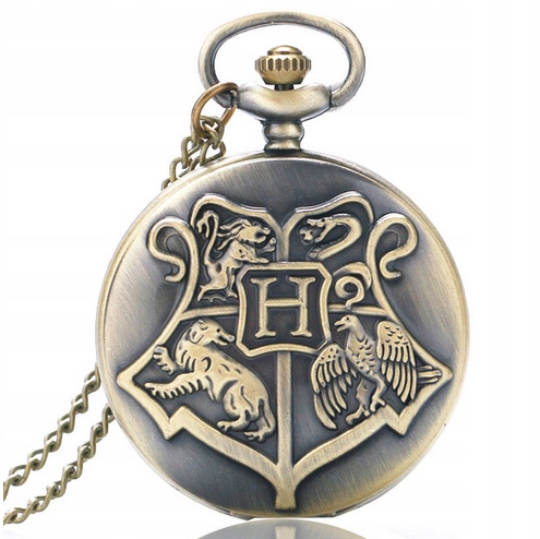 

Piękny Zegarek Kieszonkowy Hogwart Harry Potter