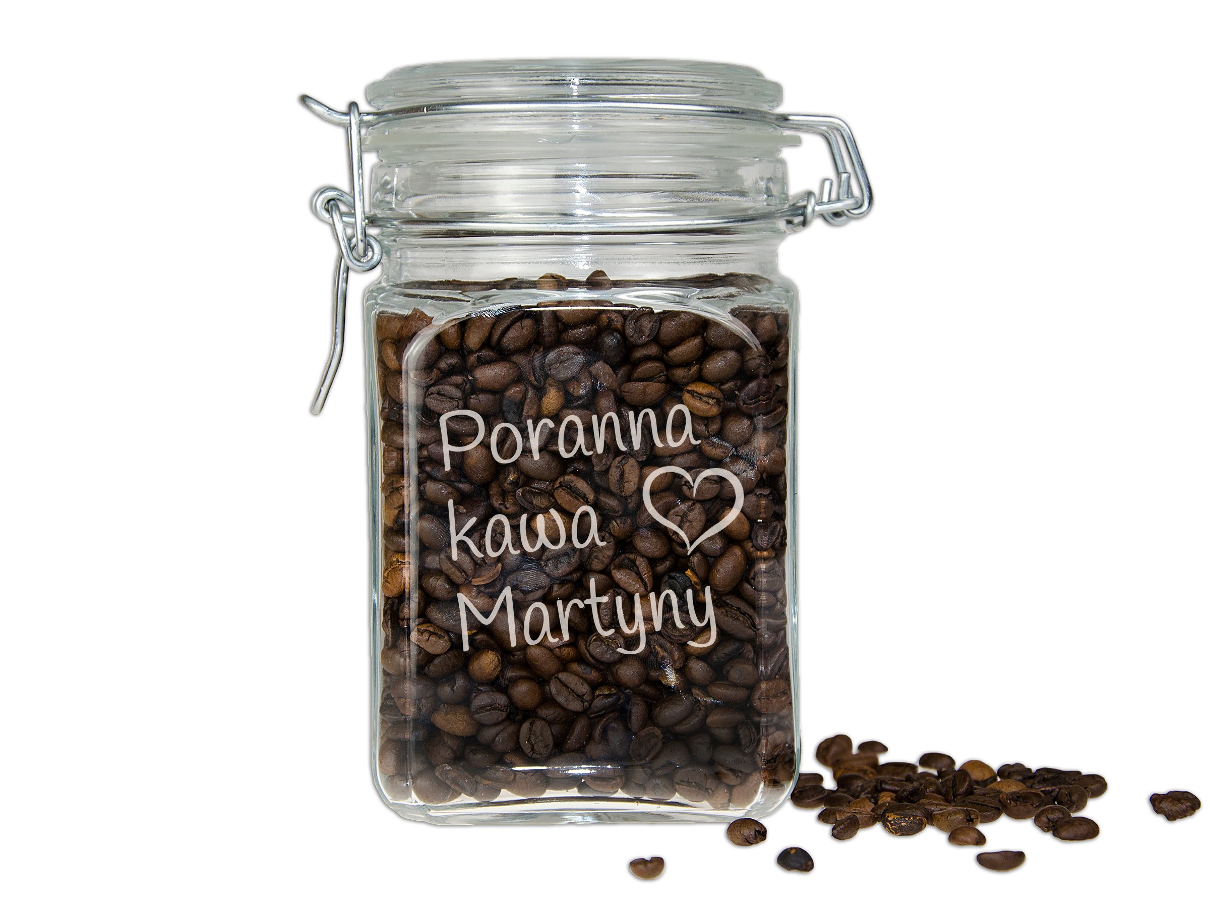 

Słoik Dla Dziewczyny Z Grawerem Na Kawę