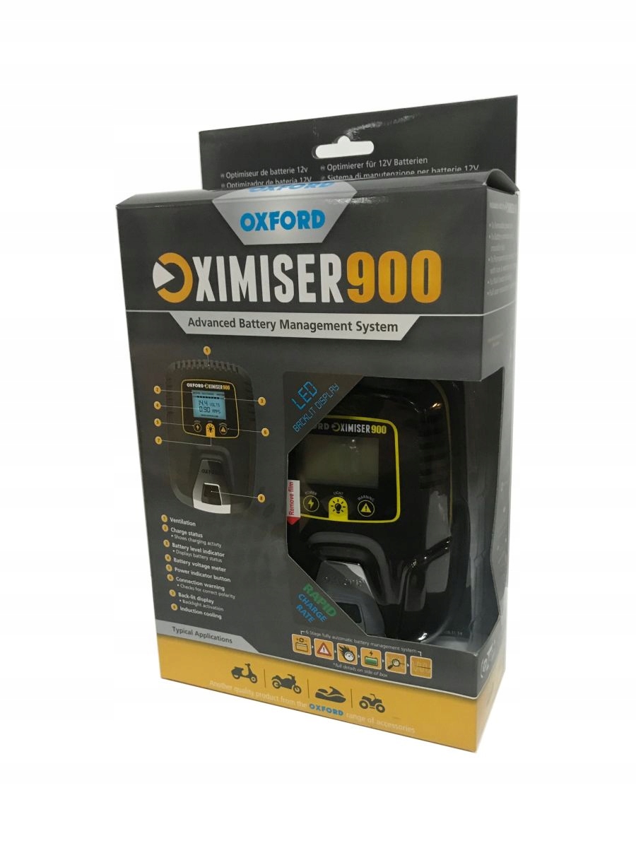 

Prostownik Motocyklowy Oxford Oximiser 900