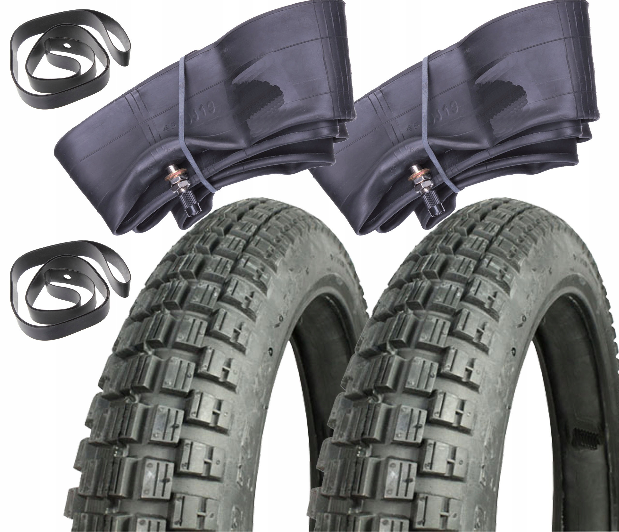 

2X Opona 16 X 2,75 Dętka Fartuch Simson S51 Enduro