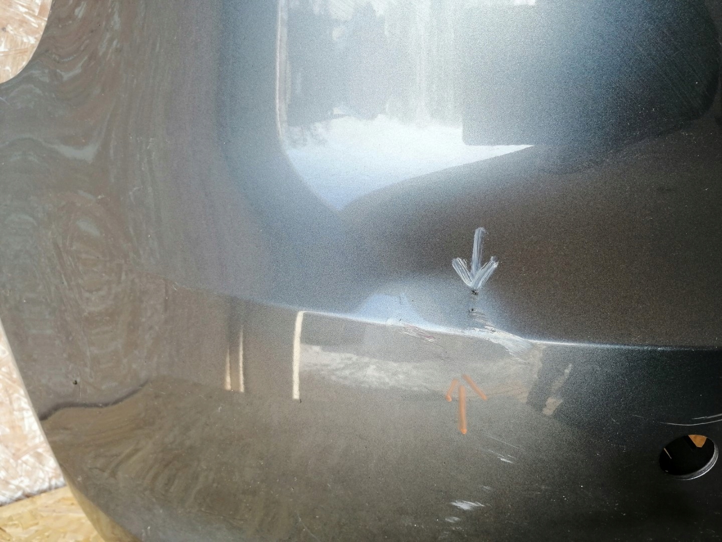 bumper rear part rear AUDI A3 8V SPORTBACK PDC