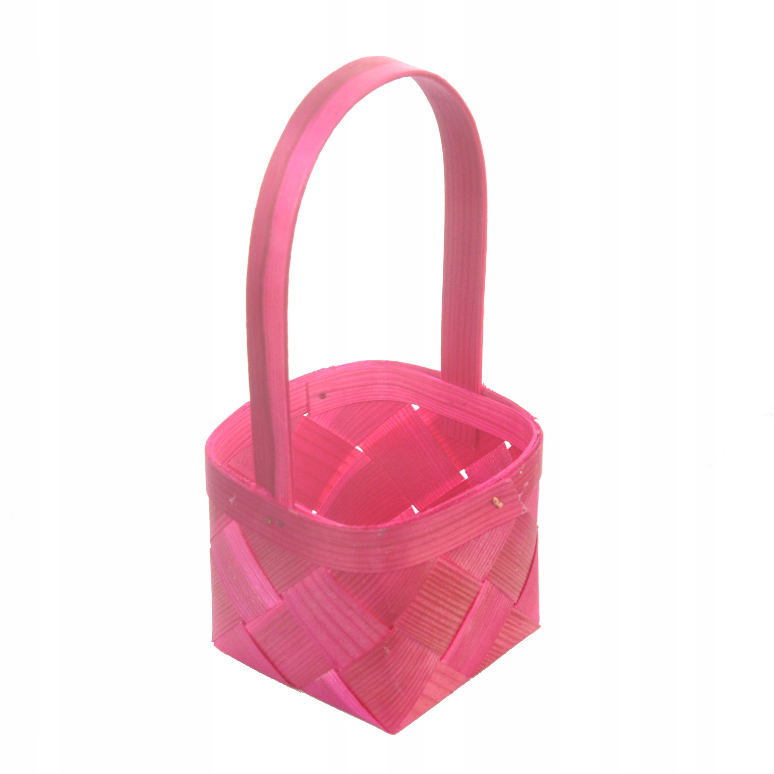 

Różowa łubianka osłonka kosz koszyczek 12 cm łuba