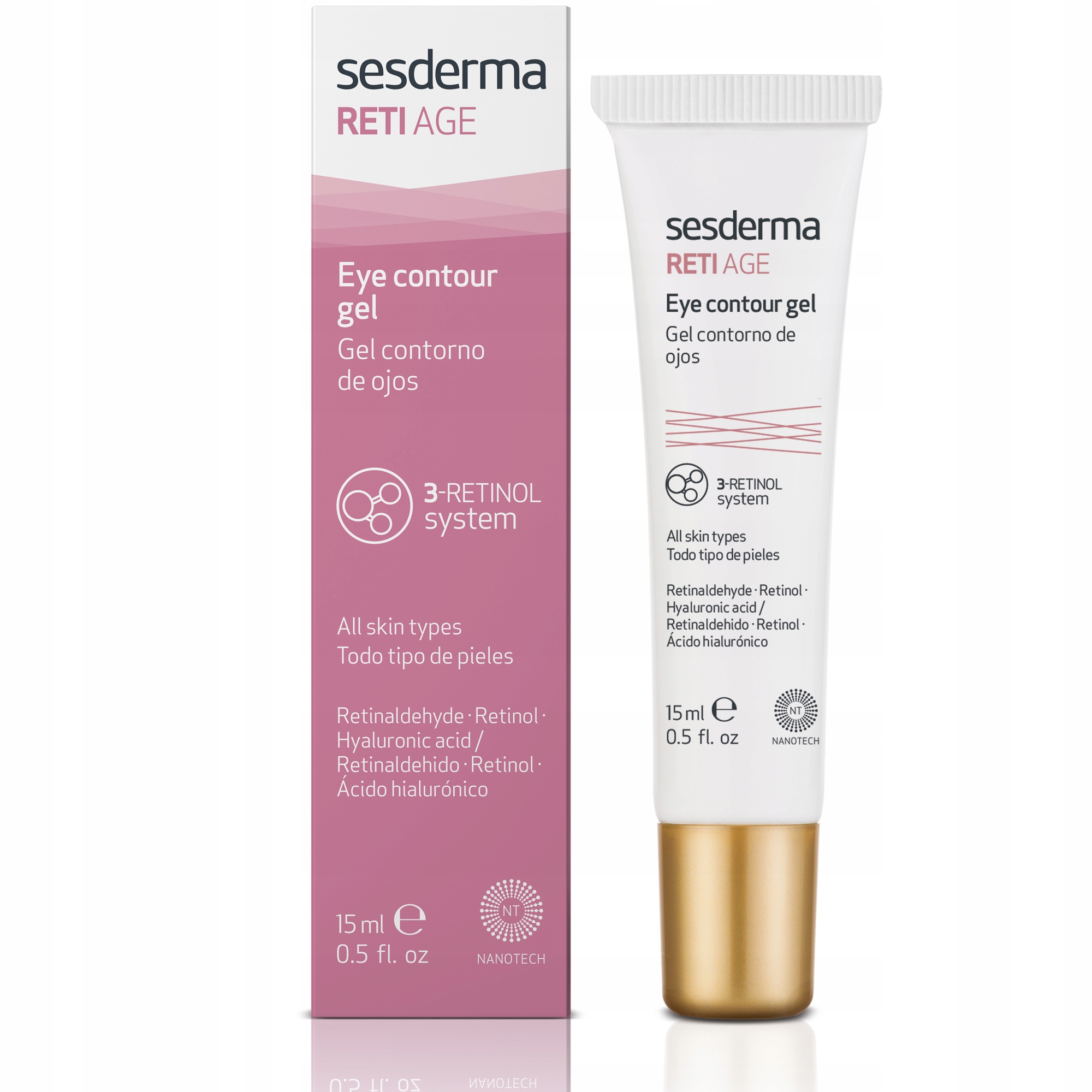 Sesderma Reti-age Krem pod oczy 15 ml przeciwstarzeniowy z retinolem
