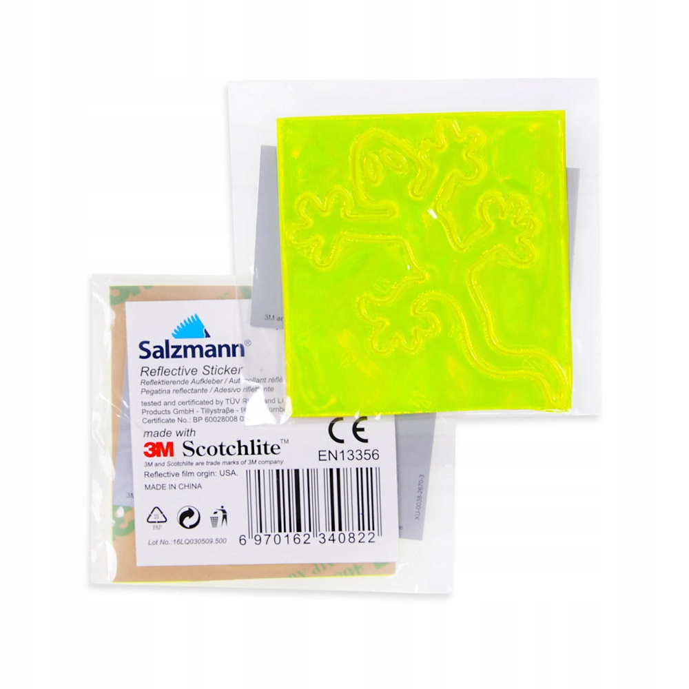 ODBLASKOWA NAKLEJKA JASZCZURKA - 3M Scotchlite Kod producenta Naklejka 3m