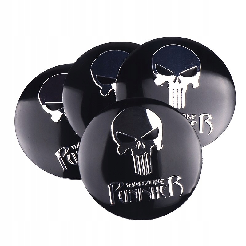 

Emblemat na dekielki kapsle zaślepki Punisher 56mm